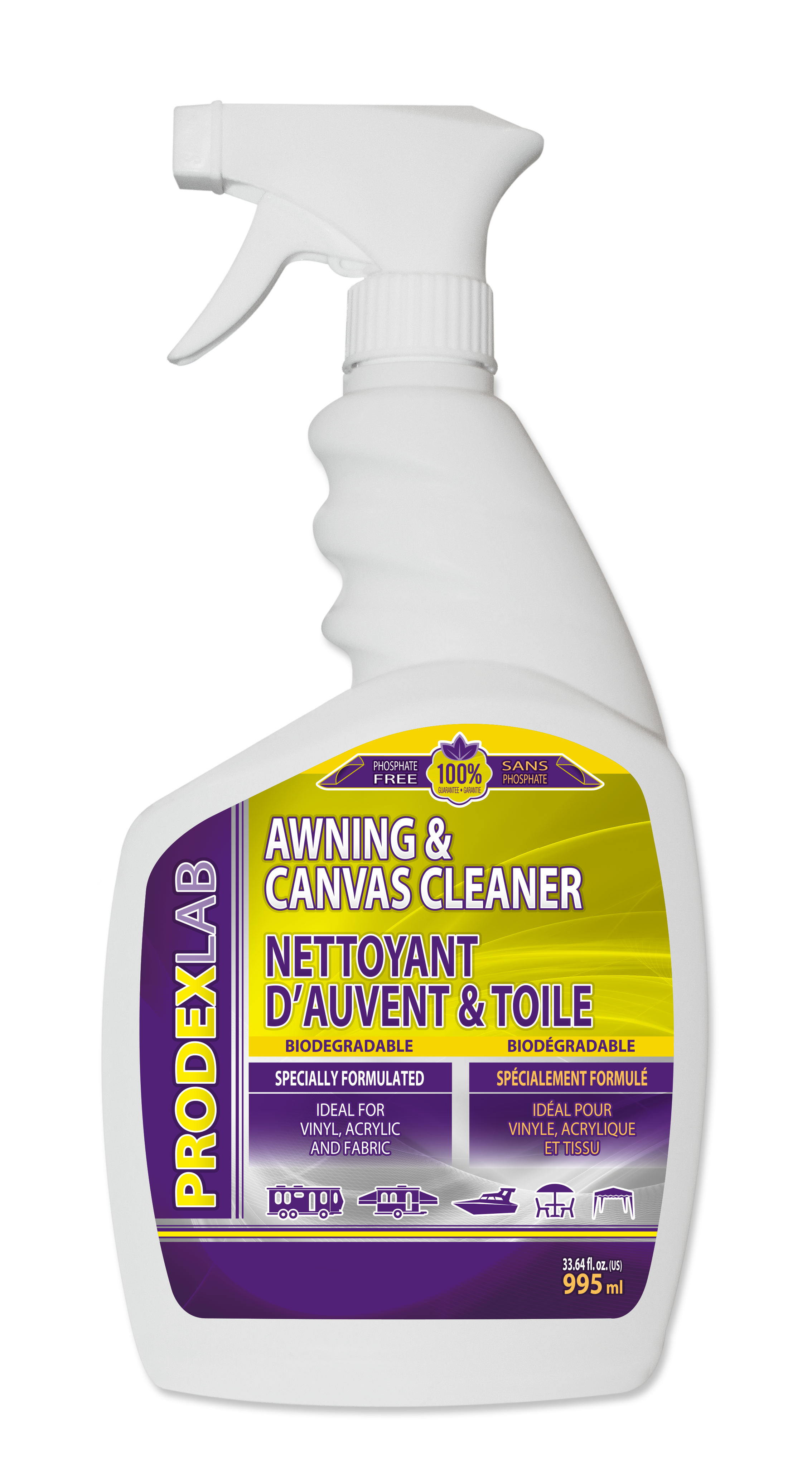 Prodexlab Nettoyeur d'Auvents & Toiles 995 ml